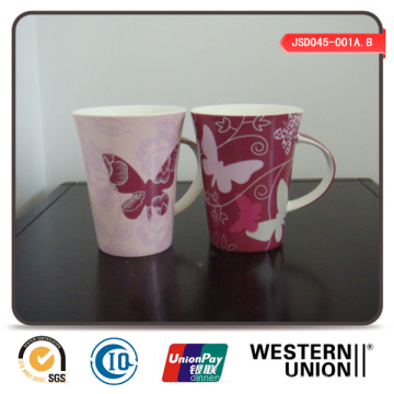 Papillon impression V-Shape nouvelle tasse d&#39;os